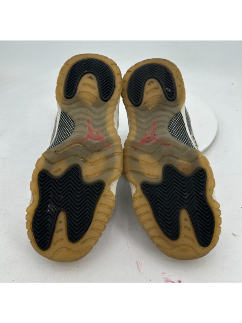 Nike Air Jordan 11 Youth Size 6Y Women 7.5 CD6847 002 Light Bone Snakeskin Shoes - Picture 8 of 10